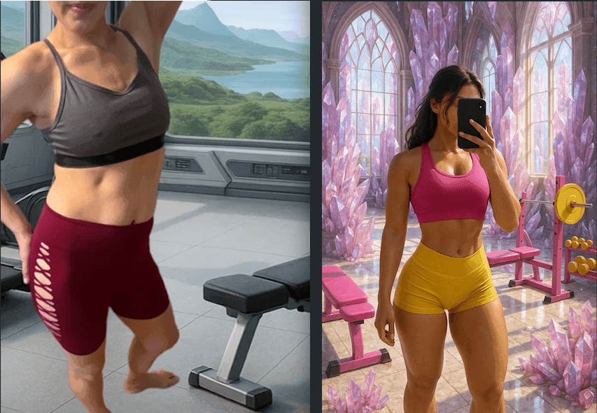 Keep my body the same!